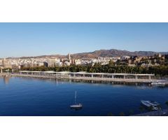 Piso con vistas al Puerto y mar de Málaga ciudad