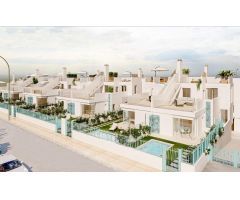 Villas de obra nueva cerca de La Serena Golf y la playa en Los Alcázares