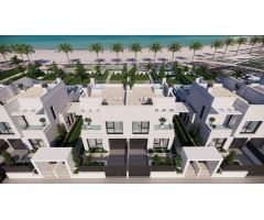 Villas de lujo de nueva construcción frente al mar en Los Alcázares