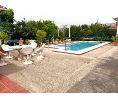 BONITA PARCELA RUSTICA CON CASA Y PISCINA