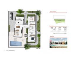 VILLAS DE OBRA NUEVA EN ALTOANA GOLF RESORT, MURCIA