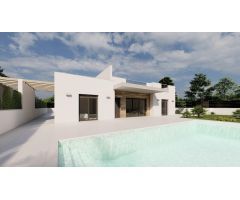 Complejo de 2 villas de una sola planta en Roldán (Murcia)