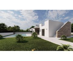 Complejo de 2 villas de una sola planta en Roldán (Murcia)