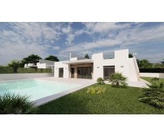 Complejo de 2 villas de una sola planta en Roldán (Murcia)