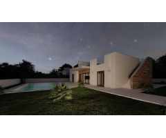 Complejo de 2 villas de una sola planta en Roldán (Murcia)