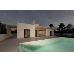 Complejo de 2 villas de una sola planta en Roldán (Murcia)