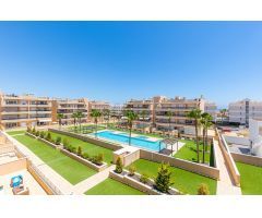 PRECIOSO APARTAMENTO EN ORIHUELA COSTA. 2 DORM. 2 BAÑOS. CON GARAJE Y PISCINA. GRAN TERRAZA DE 16 M2