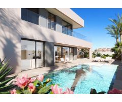 Complejo de 10 villas en Pilar de la Horadada con vistas al mar, a sólo 100 metros de la playa