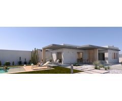 Complejo de 4 villas de una sola planta en Santiago de Ribera a 800 metros de la playa de Mar Menor