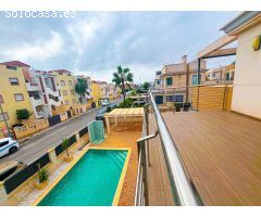 VILLA DE LUJO EN LA ZENIA. 5 DORM. 4 BAÑOS. PISCINA PRIVADA. PARCELA 410 M2.