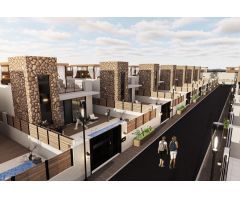 VILLA DE LUJO EN (LA PINILLA) MURCIA. PISCINA. 3 DORM. 4 BAÑOS. PARCELA 300 M2. SOLARIUM 100 M2.