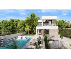 Villas de lujo de obra nueva compuestas por 11 villas independientes en Finestrat