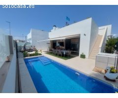 villa de lujo semi nueva en santiago de la ribera
