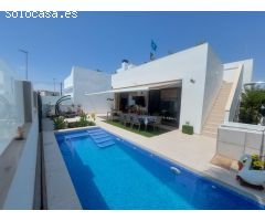 villa de lujo semi nueva en santiago de la ribera