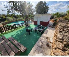 Finca Rústica con casa y piscina, a 900 metros de la playa