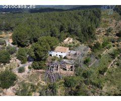 Finca rústica con masía catalogada en venta en Tivissa, a 5 km de la costa
