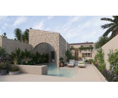 Magnifica casa con piscina, plaza de parking y vistas a la Serra de Tramuntana en Muro