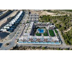 Pisos de 3 dormitorios con piscina privada en gran urbanización de Finestrat