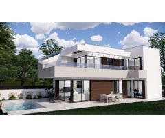 VILLAS DE OBRA NUEVA EN PILAR DE LA HORADADA EN EL CAMPO DE GOLF
