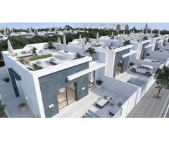 MARAVILLOSA VILLA DE 3 DORMITORIOS, 2 BAÑOS, CON PARKING Y PISCINA PRIVADA EN BALSICAS, MURCIA