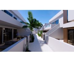 BUNGALOW  DE 3 DORMITORIOS 2 BAÑOS CON PISCINA COMUNITARIA CERCA DEL MAR EN PILAR DE LA HORADADA