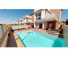 VILLA MODERNA DE LUJO DE 4 DORMITORIOS 4 BAÑOS, PISCINA, EN TORRETA FLORIDA ( TORREVIEJA )