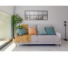 Apartamentos de lujo con piscina, gym, sauna y vistas al mar en Playa Flamenca, Orihuela Costa.