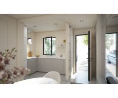 DUPLEX DE 2 DORMITORIOS BAÑO  y ASEO,  JARDIN Y PISCINA PRIVADA EN PILAR DE HORADADA (ALICANTE)