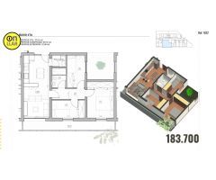 OBRA NUEVA - 3 HAB. + 1 BAÑO + TERRAZA DE 10,58m² + PK EXTERIOR