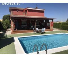 CASA Y NAVE o NAVE SOLA-  Parcela de 1500 m2 con chalet de 170 m2 Y PISCINA Y NAVE APARTE.