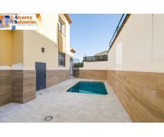 OPORTUNIDAD ÚNICA EN HUÉTOR VEGA – CHALET PAREADO CON PISCINA!