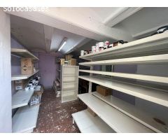 LOCAL COMERCIAL EN CALLE DENIA CON ALTILLO, ALTAS DE LUZ Y DE AGUA Y PERSIANA AUTOMATICA