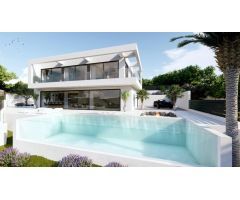 VILLA DE LUJO, The Glass House, en zona residencial de playa de Campello!!!