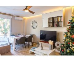Apartamento de 102m2, 3 dormitorios junto a playa, terraza y ascensor