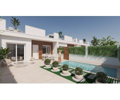 Villa de obra nueva con piscina privada y solarium en San Javier