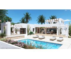 Espléndido chalet nuevo de una sola planta con piscina en Ciudad Quesada