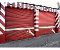 Taller de coches en San Blas