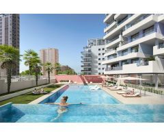 Apartamentos de nueva construcción a tan solo 200 metros de la playa, todo de primera calidad.