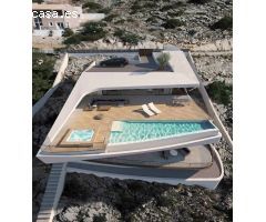 Proyecto de nueva construcción todo de primera calidad y con preciosas vistas panorámicas al mar.