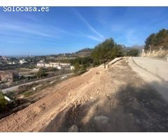 Parcela con vistas al mar en Calpe