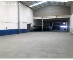 Nave adosada en polígono industrial