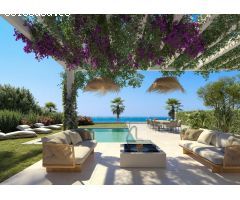 Increíble villa de lujo en primera línea de playa con ascensor y piscina privadas