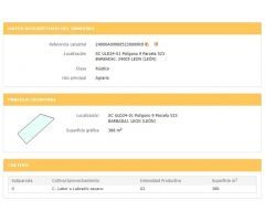 SE VENDE LOTE DE DOS PARCELAS EN PUENTE CASTRO.