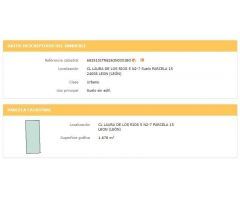 OPORTUNIDAD TERRENO URBANO PROXIMO A CARBAJAL