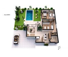 Villas individuales de lujo en Altaona Golf desde 346.000€