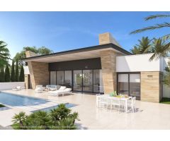 VILLA INDPENDIENTE EN UNA PLANTA DE 3 DORMITORIOS 3 BAÑOS Y PISCINA PRIVADA EN PARCELA DE 530 M2