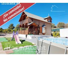 CHALET CON GARAJE, TERRAZA Y BARBACOA