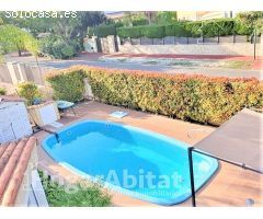 CHALET SEMINUEVO CON PISCINA, GARAJE, BARBACOA Y TERRAZA