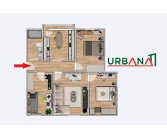 PISO EN VENTA DE TRES HABITACIONES EN CUATRO DE MARZO