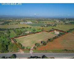 Finca rústica en construcción y proyecto en vigor en Felanitx